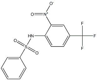 N-[2-Nitro-4-(trifluoroMethyl)phenyl]benzenesulfonaMide, 97% Structure