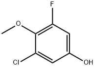 3-Chloro-5-fluoro-4-Methoxyphenol, 97% Structure