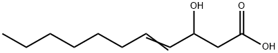 trans-3-Hydroxyundec-4-enoic acid Structure