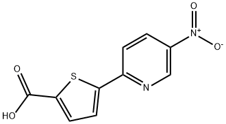 5-(5-nitropyridin-2-yl)thiophene-2-carboxylic acid Structure
