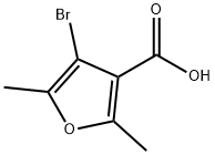 4-bromo-2,5-dimethyl-3-furoic acid Structure