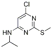 6-Chloro-N-isopropyl-2-(methylthio)pyrimidin-4-amine Structure