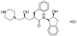 Des(3-pyridylMethyl tert-ButylaMinocarbonyl) Indinavir Hydrochloride Structure