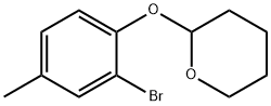 2-(2-BroMo-4-Methylphenoxy)tetrahydro-2H-pyran Structure