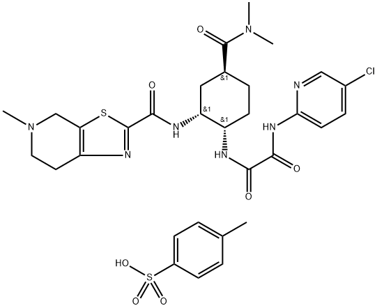 Edoxaban (tosylate Monohydrate) Structure