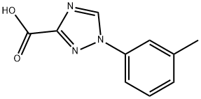 1-m-tolyl-1H-1,2,4-triazole-3-carboxylic acid Structure