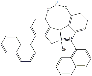 (11aS)-10,11,12,13-Tetrahydro-5-hydroxy-3,7-di-1-naphthalenyl-diindeno[7,1-de:1',7'-fg][1,3,2]dioxaphosphocin-5-oxide Structure