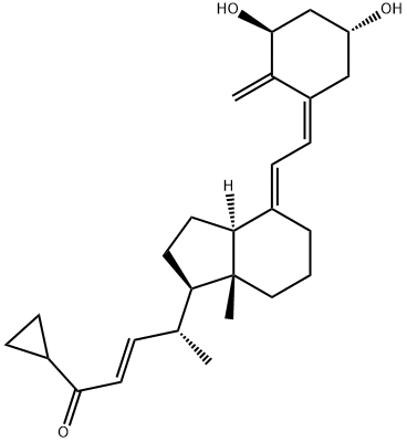(5Z,7E,22E)-9,10-Seco-26,27-cyclo-1α,3β-dihydroxycholesta-5,7,10(19),22-tetren-24-one Structure