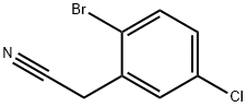 2-BroMo-5-chlorophenylacetonitrile Structure