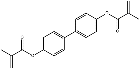 [1,1'-biphenyl]-4,4'-diyl bis(2-Methylacrylate) Structure