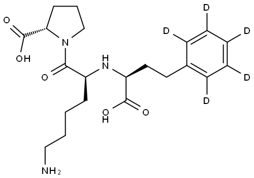 (S)Lisinopril-D5 Structure