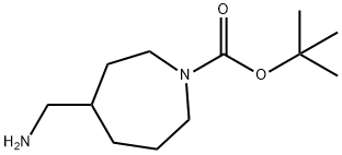 1-Boc-azepane-4-MethylaMine Structure