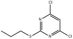 4,6-dichloro-2-(propylthio)pyriMidine Structure