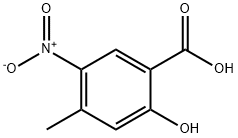 2-Hydroxy-4-Methyl-5-nitro-benzoic acid Structure