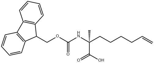 (S)-N-FMoc-2-(5'-pentenyl)alanine Structure
