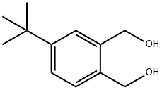 (4-(tert-Butyl)-1,2-phenylene)diMethanol Structure