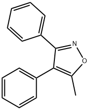 5-Methyl-3,4-diphenylisoxazole Structure