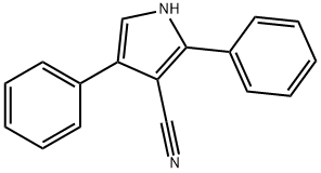 2,4-Diphenyl-1H-pyrrole-3-carbonitrile Structure