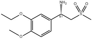 (S)-1-(3-Ethoxy-4-Methoxyphenyl)-2-(Methylsulfonyl)ethanaMine Structure