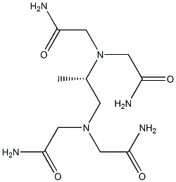 2,2',2'',2'''-[[(1S)-1-Methyl-1,2-ethanediyl]dinitrilo]tetrakisacetamide Structure