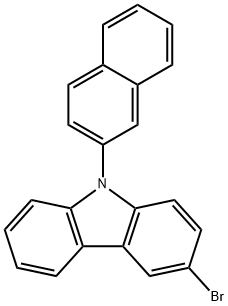 9-(2-Naphthyl)-3-broMocarbazole Structure
