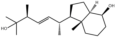 1H-Inden-4-ol, octahydro-1-[(1R,2E,4S)-5-hydroxy-1,4,5-triMethyl-2-hexen-1-yl]-7a-Methyl-, (1R,3aR,4S,7aR)- Structure