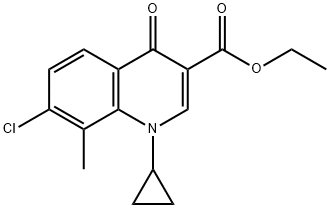 ethyl 7-chloro-8-methyl-4-oxo-1,4-dihydroquinoline-3-carboxylate Structure