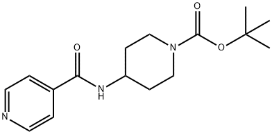tert-Butyl 4-(isonicotinamido)piperidine-1-carboxylate Structure