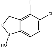 5-Chloro-4-fluoro-1,3-dihydro-2,1-benzoxaborol-1-ol Structure