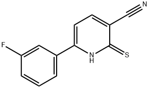 6-(3-Fluoro-phenyl)-2-thioxo-1,2-dihydro-pyridine-3-carbonitrile Structure