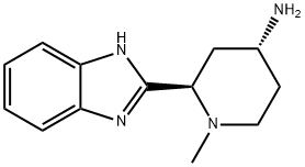 (2R,4R)-2-(1H-benzo[d]imidazol-2-yl)-1-methylpiperidin-4-amine Structure