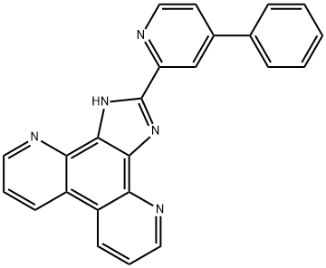2-(4-phenyl-pyridin-2-yl)-1H-imidazo[4,5-f][4,7]phenanthroline Structure