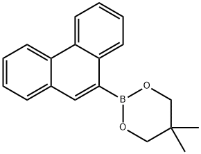 9-Phenanthreneboronic acid neopentylglycol ester Structure