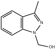 (3-Methyl-1H-indazol-1-yl)methanol Structure