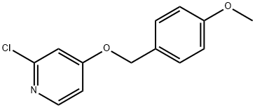 2-chloro-4-[(4-methoxyphenyl)methoxy]pyridine Structure