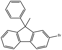 2-bromo-9-methyl-9-phenyl-9H-fluorene Structure