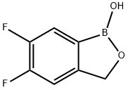 5,6-difluoro-1,3-dihydro-2,1-benzoxaborol-1-ol Structure