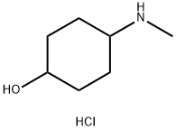 4-(methylamino)cyclohexanol hydrochloride Structure