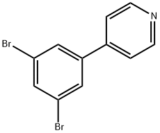 4-(3,5-dibromophenyl)-Pyridine Structure
