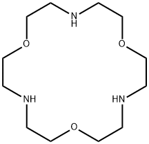 1,7,13-Trioxa-4,10,16-triazacyclooctadecane Structure