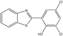 2-(benzo[d]thiazol-2-yl)-4,6-dichlorophenol Structure