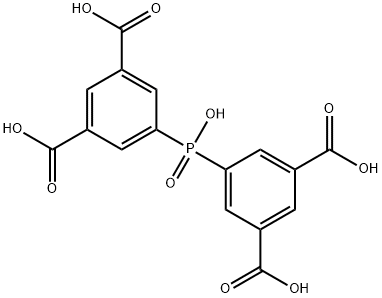 1,3-Benzenedicarboxylic acid,5,5'-phosphinicobis- Structure
