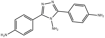 2,5-bis(4-aminophenyl)-4-amino-1,2,4-triazole Structure
