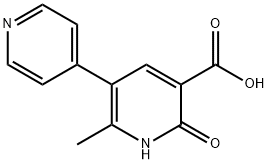 2-methyl-6-oxo-1,6-dihydro-[3,4'-bipyridine]-5-carboxylic acid Structure