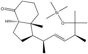 (1R,3aR,7aR)-1-((2R,5S,E)-5,6-dimethyl-6-
((trimethylsilyl)oxy)hept-3-en-2-yl)-7a-
methyloctahydro-4H-inden-4-one Structure