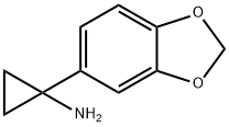 1-(benzo[d][1,3]dioxol-5-yl)cyclopropanamine Structure