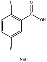 sodium:2,5-difluorobenzenesulfinate Structure