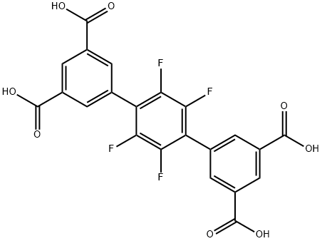 2',3',5',6'-tetrafluoro-[1,1':4',1''-terphenyl]-3,3'',5,5''-tetracarboxylic acid Structure