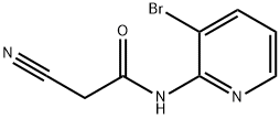 N-(3-bromopyridin-2-yl)-2-cyanoacetamide Structure