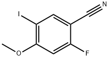 2-Fluoro-5-iodo-4-methoxy-benzonitrile Structure